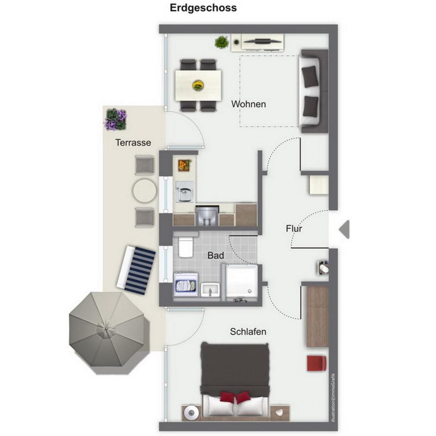 Ferienhaus Am Deich Wohnung 02 Больтенхаген Экстерьер фото